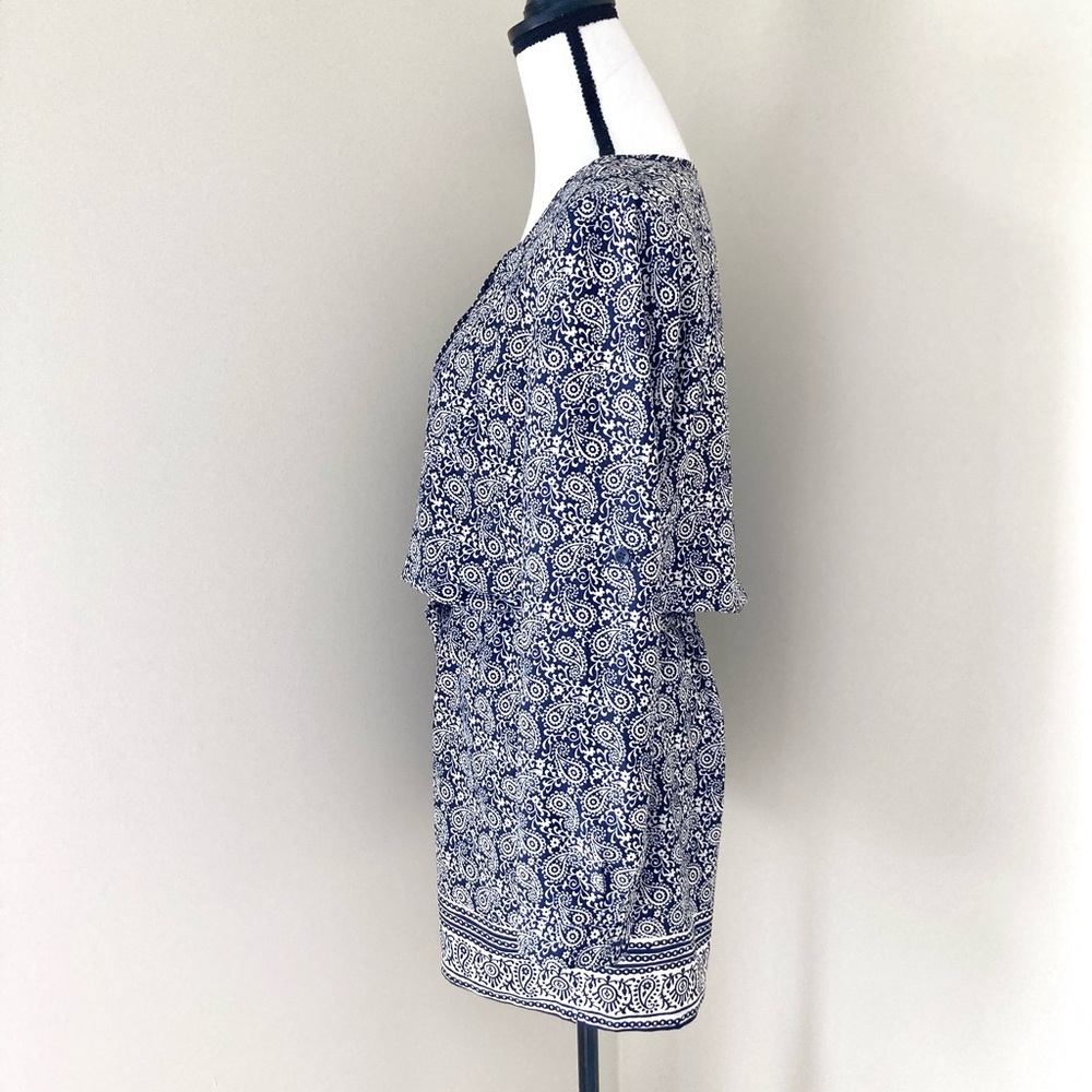 Ann Taylor Loft Paisley Long Sleeve Romper Size 2 - Picture 10 of 16